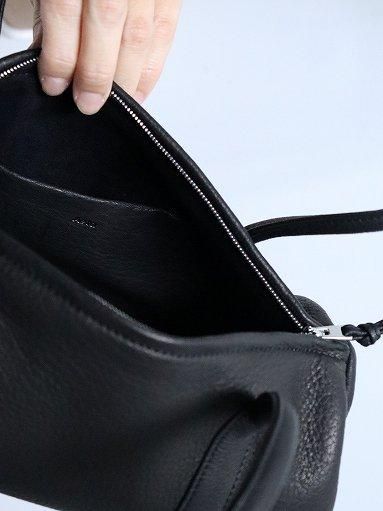 Aeta DEER da102 ブラック ハンドバッグ Aeta アエタ DA102 CYLINDER BOSTON Long handle ディアレザー
