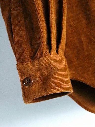 Sans limite Corduroy Zip-up Pullover / Brown Sans limite Corduroy Zip-up Pullover / Brown
