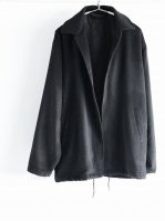 alvana <br/>Cashmere Silk Coach jacket - Button less / BLACK <br/>(MENS)