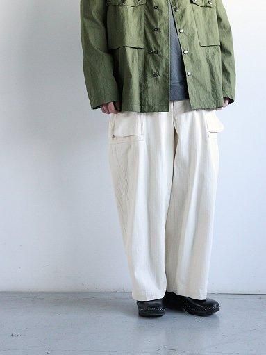 blurhms ROOTSTOCK Cotton-HBT 43 Pants / Natural
