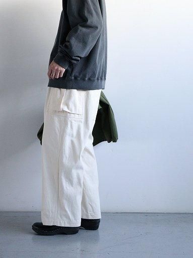 blurhms ROOTSTOCK Cotton-HBT 43 Pants / Natural