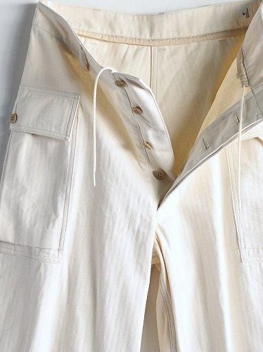 blurhms ROOTSTOCK Cotton-HBT 43 Pants / Natural
