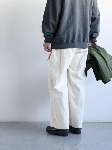 blurhms ROOTSTOCK Cotton-HBT 43 Pants #FadeSage