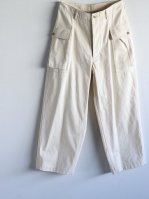 blurhms ROOTSTOCK <br/>Cotton-HBT 43 Pants / Natural <br/>(MENS & LADIES)