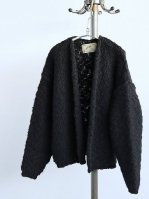 R&D.M.Co- <br/>BULKY CARDIGAN / Black <br/>(LADIES)