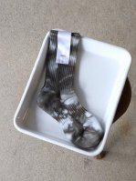 awasa <br/>TUBE SOCKS - TIE DYE / CHARCOAL  WHITE <br/>(MENS & LADIES)