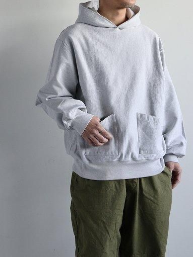 blurhms ROOTSTOCK Thin-Sweat Separate-Pocket Hoodie P/O