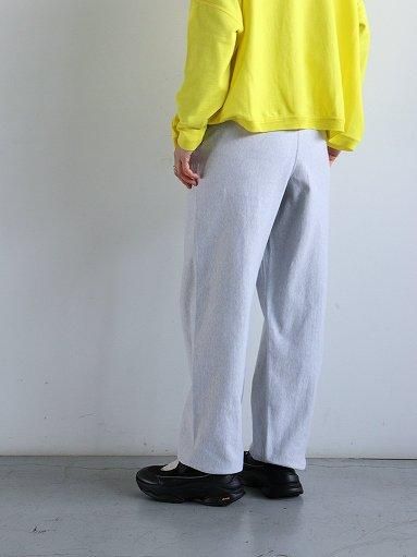 blurhms ROOTSTOCK Thin-Sweat Pants / HeatherWhite (bROOTS25S21)