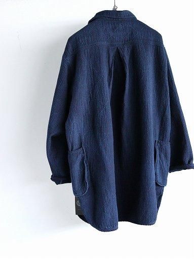 Porter Classic NEW SASHIKO LIGHT SHIRT JACKET / BLUE (PC-059