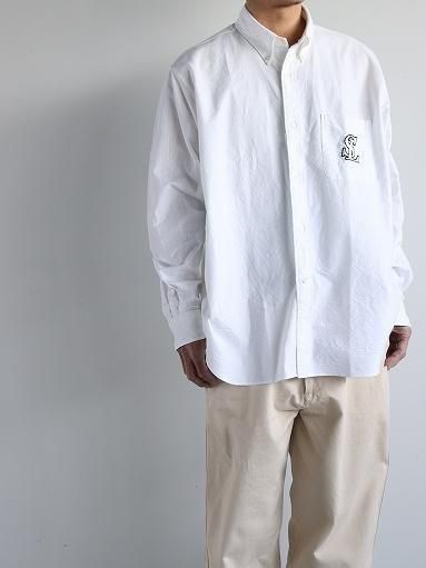 sans limite サンリミット BD Oxford サイズ1 サックス Sans limite (サンリミット) 刺繍 ボックス BDシャツ