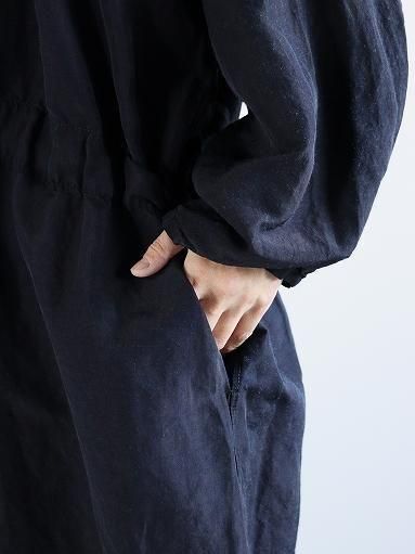 OUTIL (ウティ) ROBE OSSES / BLACK INDIGO (OU-O008)