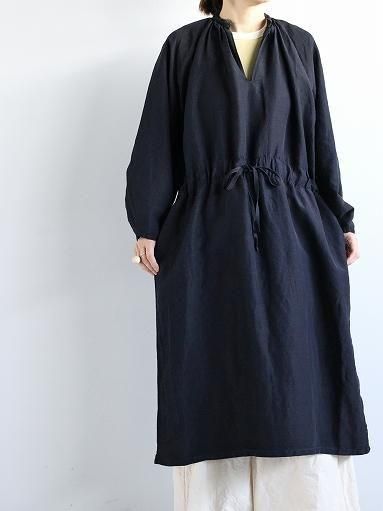 OUTIL (ウティ) ROBE OSSES / BLACK INDIGO (OU-O008)