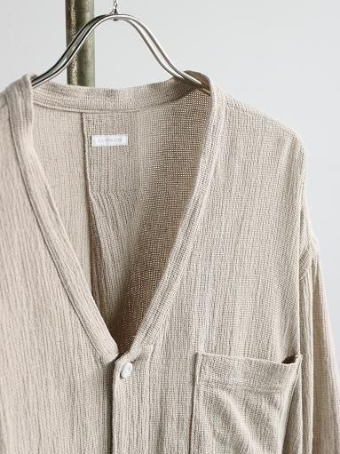 SOWBOW SOWBOW SHIRT F - CARDIGAN PANAMA / BEIGE