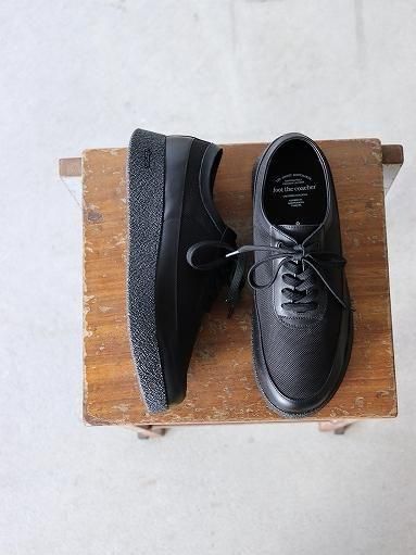 foot the coacher (フットザコーチャー) BASIC SNEAKERS / BLACK (no