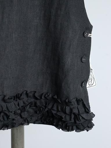 R&D.M.Co-(オールドマンズテーラー) FRILL DECOLATION BUTTON BIB