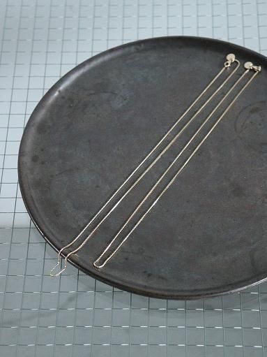 ERA.  イーラ SL014 TWNKL NECKLESS 10K LONG Tranescent / TWNKL NECKLACE 10K GOLD