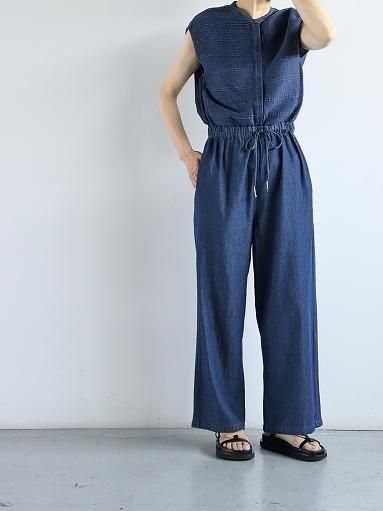 Pheeta (フィータ) Trinity デニム オールインワン - NAVY