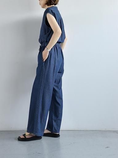 Pheeta (フィータ) Trinity デニム オールインワン - NAVY