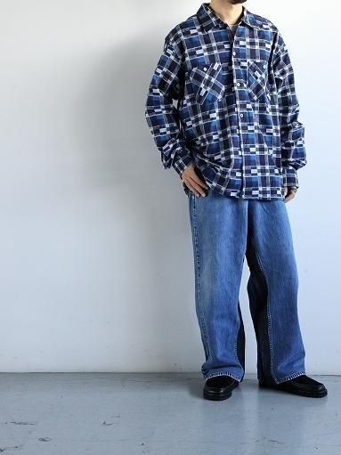 NEEDLES One-Up Shirt - Printed Flannel / Plaid