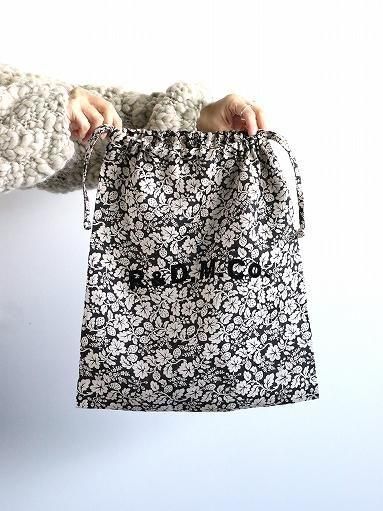バッグ WILD BERRY DRAWSTRING BAG (L) R＆D.M.Co- / OLDMAN'S TAILOR WILD BERRY DRAWSTRING BAG L (巾着) no