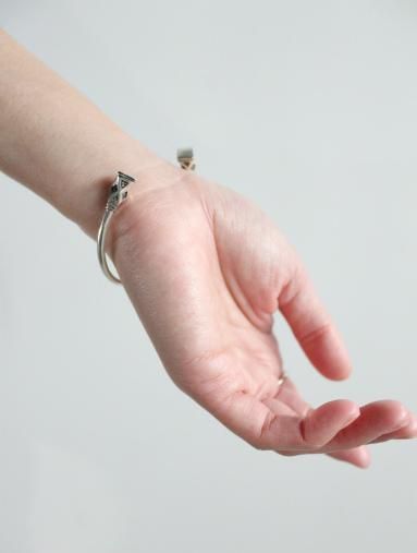Touareg Silver Bangle 01 / Silver (MENS & LADIES) - ALPOA