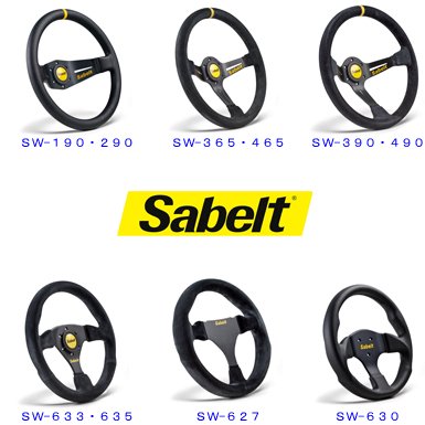 Sabelt (サベルト) ステアリングホイール SW-390材質スウェード - 車内 ...