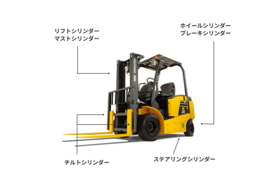 PC10-7用アームシリンダーシールキット(ヘッド側)