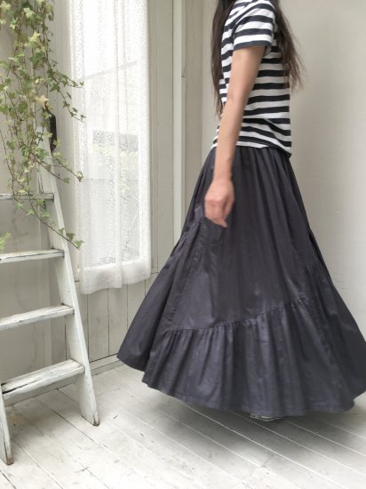 アシンメトリーティアードスカート - Pattern&Fabric Shop Lilla Blomma