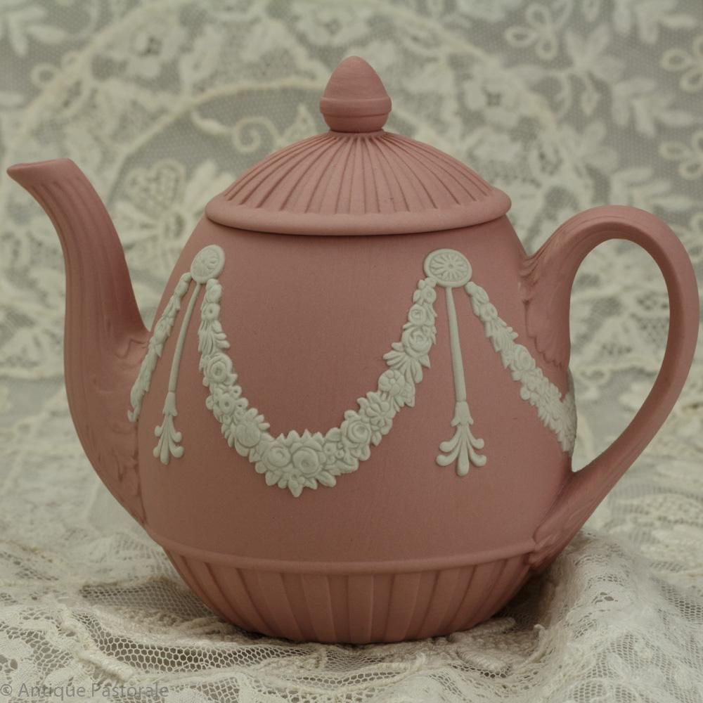 ウェッジウッド ジャスパーウェア ティーポット WEDGWOOD ☆新品☆-