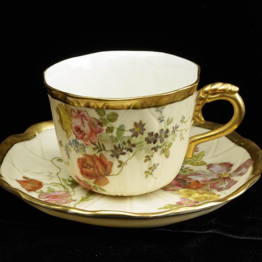 キ．未使用　royal worcester パストラル　カップ\u0026ソーサ　ペア