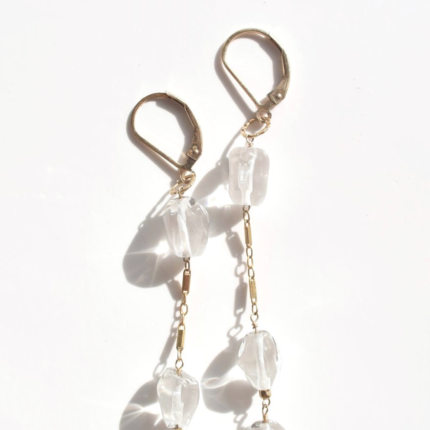 14KGF〉Crystal quartz - ISLAND LIFESTYLE JEWELRY marino