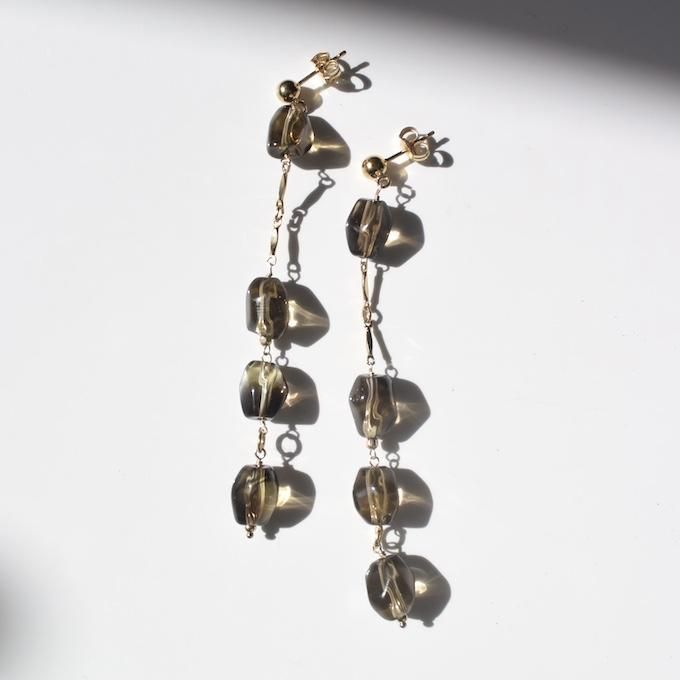 14KGF〉Smoky quartz -