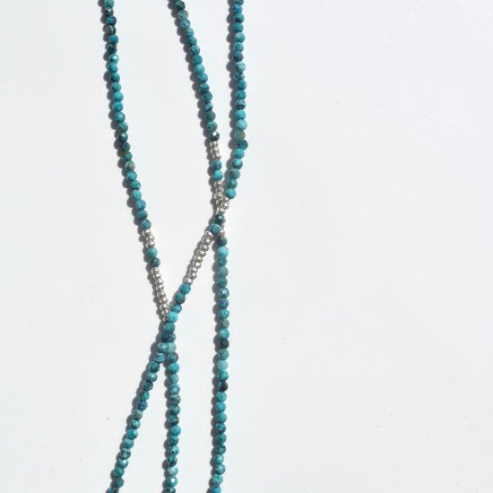 <img class='new_mark_img1' src='https://img.shop-pro.jp/img/new/icons14.gif' style='border:none;display:inline;margin:0px;padding:0px;width:auto;' />〈 Chrysocolla × Silver 〉Necklace