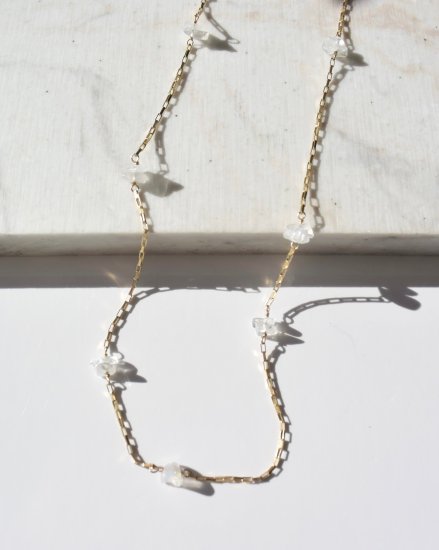 Moonstone station Necklace