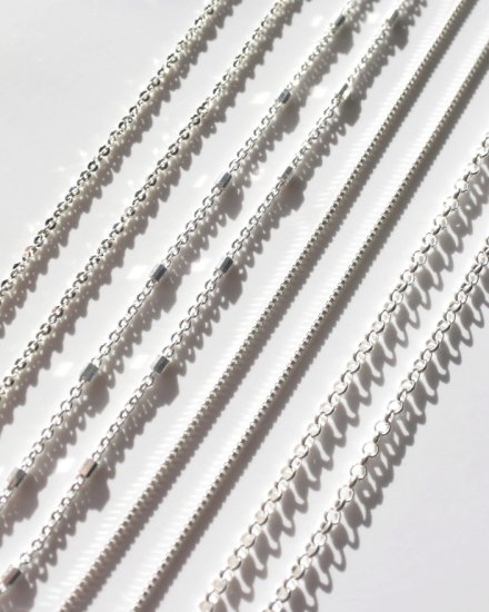 Necklace chain -Silver-