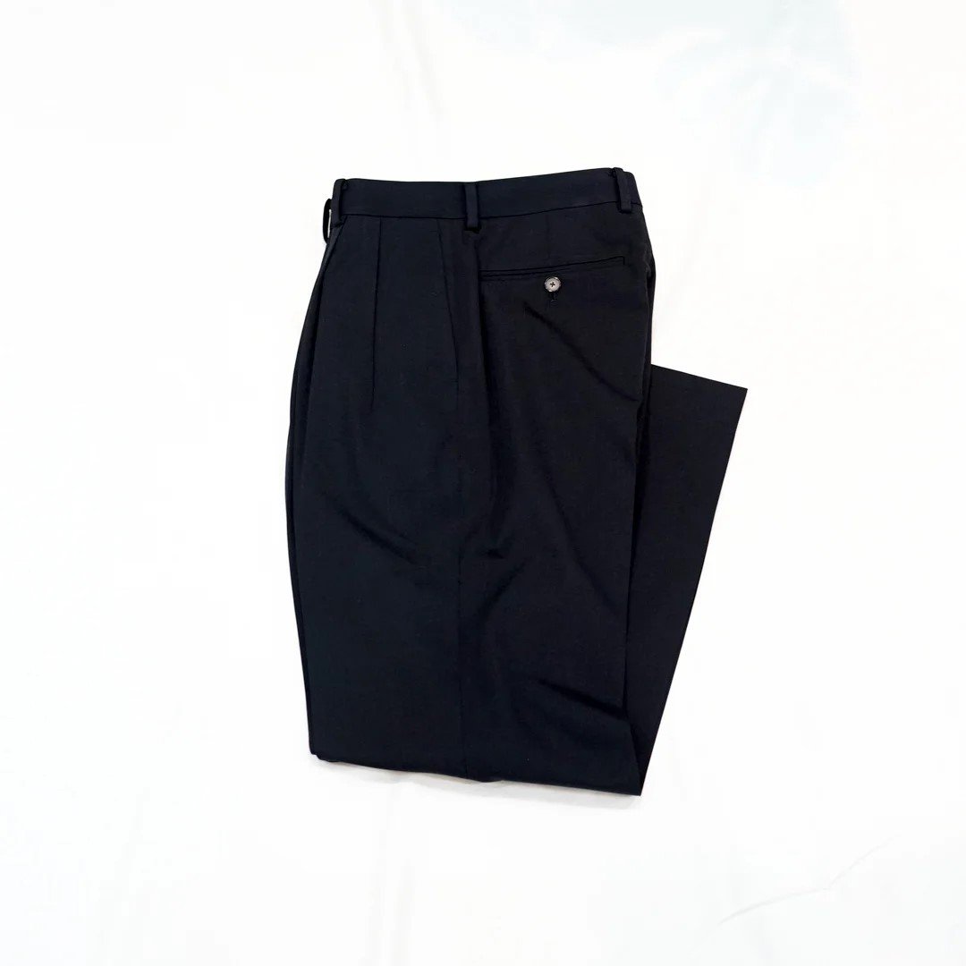 AURALEE (꡼) Light Wool Max Gabardine Two-Tuck Slacks(A24AP03MG)/Top Black