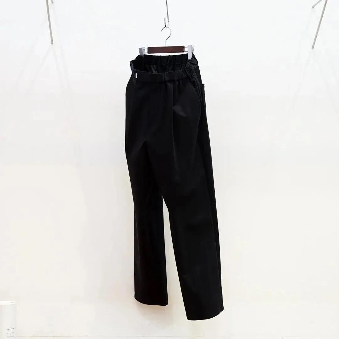 グラフペーパー CompactPonte Wide Tapered チーフパンツ Selvage Denim Five Pocket Wide Straight Pants -LIGHT FADE