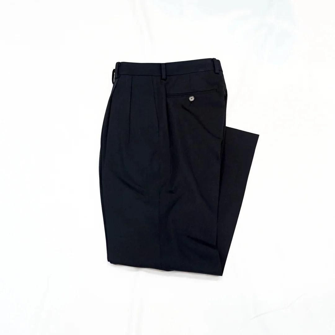 AURALEE (꡼) Light Wool Max Gabardine Two-Tuck Slacks(A25SP03MG) /Top Black