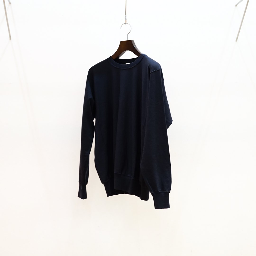 AURALEE (꡼)Elastic High Gauze Sweat P/O(A25SP02NU)/Ink Black