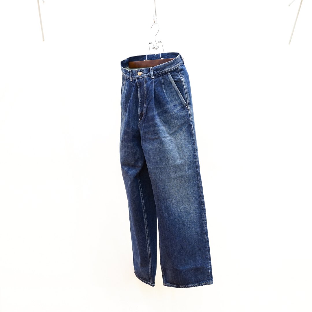 Graphpaper(グラフペーパー) Selvage Denim Two Tuck Pants (GU241 