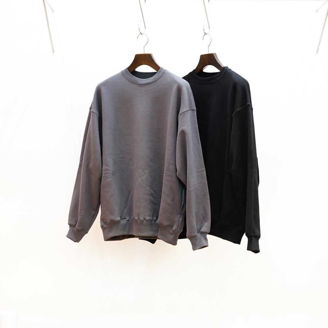 Graphpaper (եڡѡ)AZUMA Terry Crew Neck Sweat  (GU251-70195B)/Gray/Black/