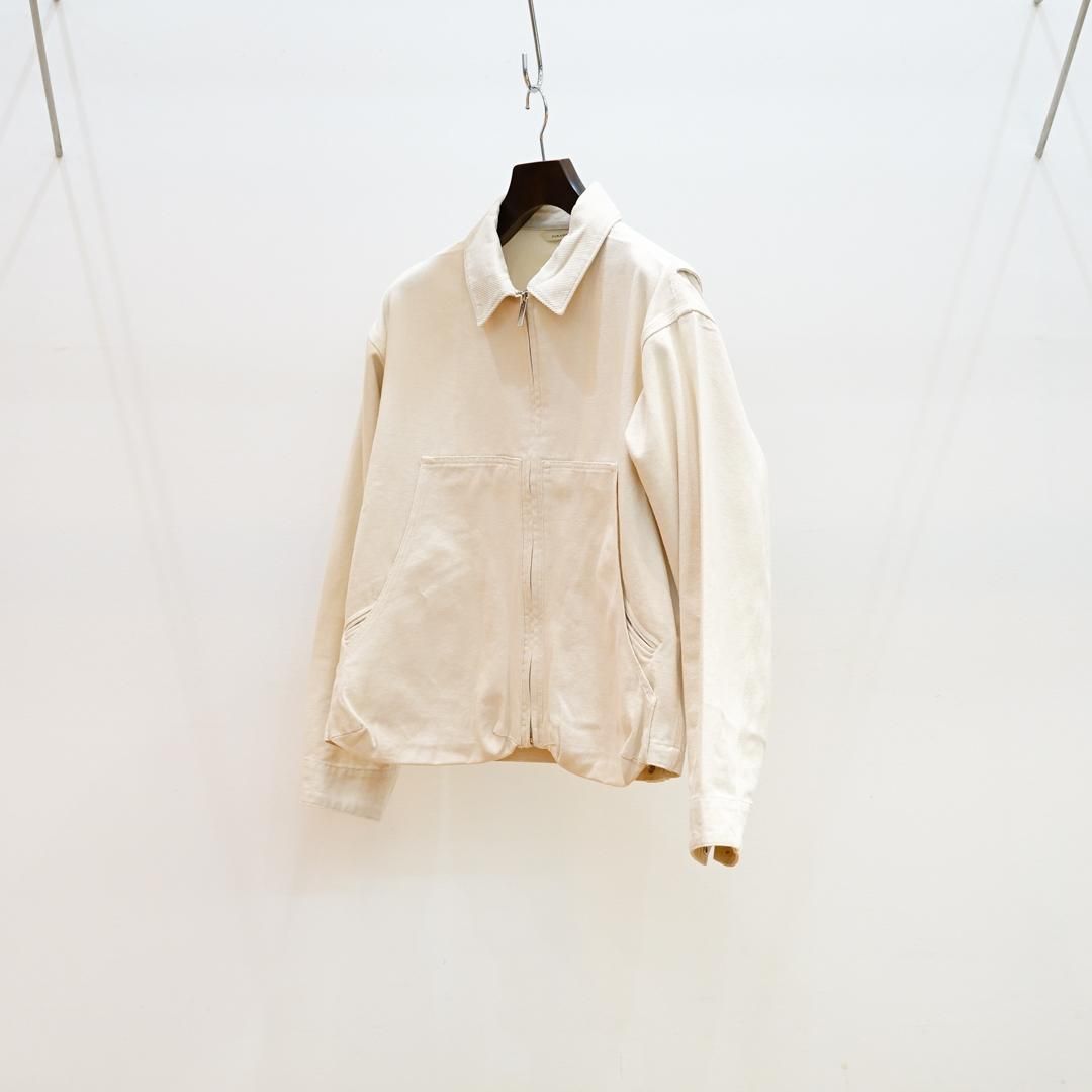 FARAH (ե顼) Short Zip Up Work Jacket (FR0501-M1001)/Ivory