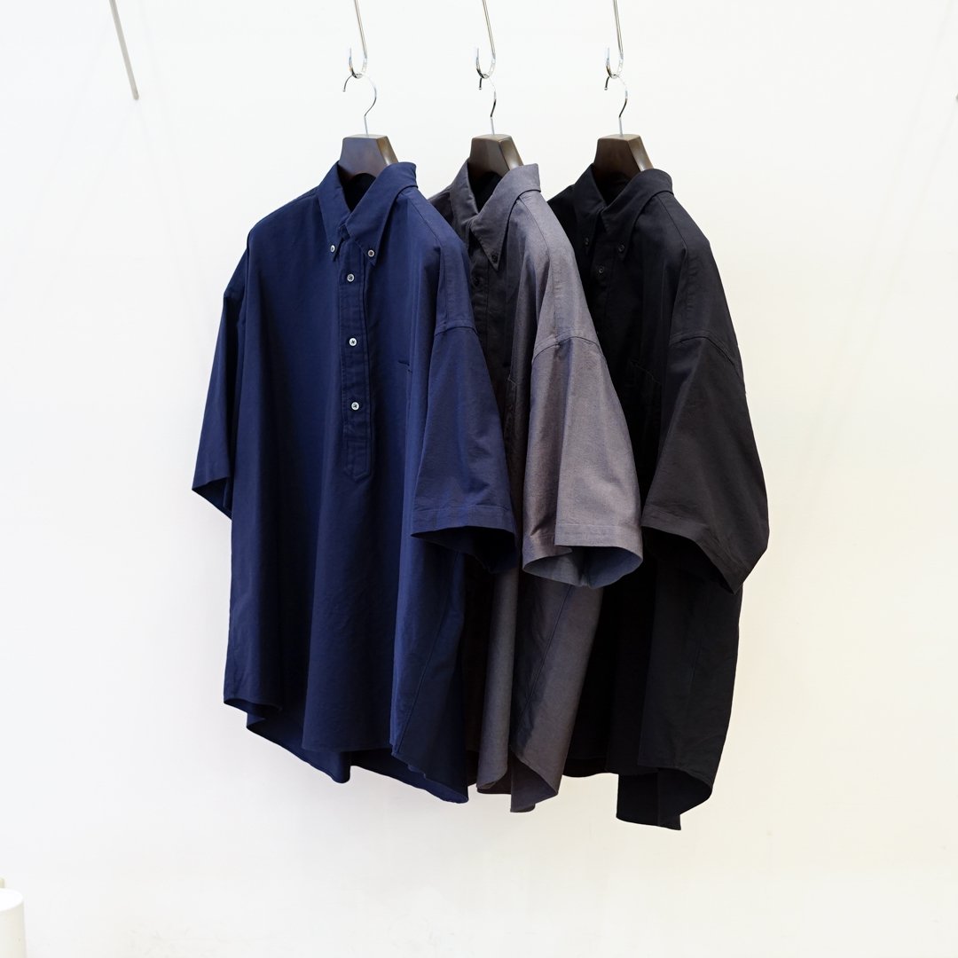 Graphpaper(グラフペーパー)Oxford S/S Oversized B.D Pullover Shirt