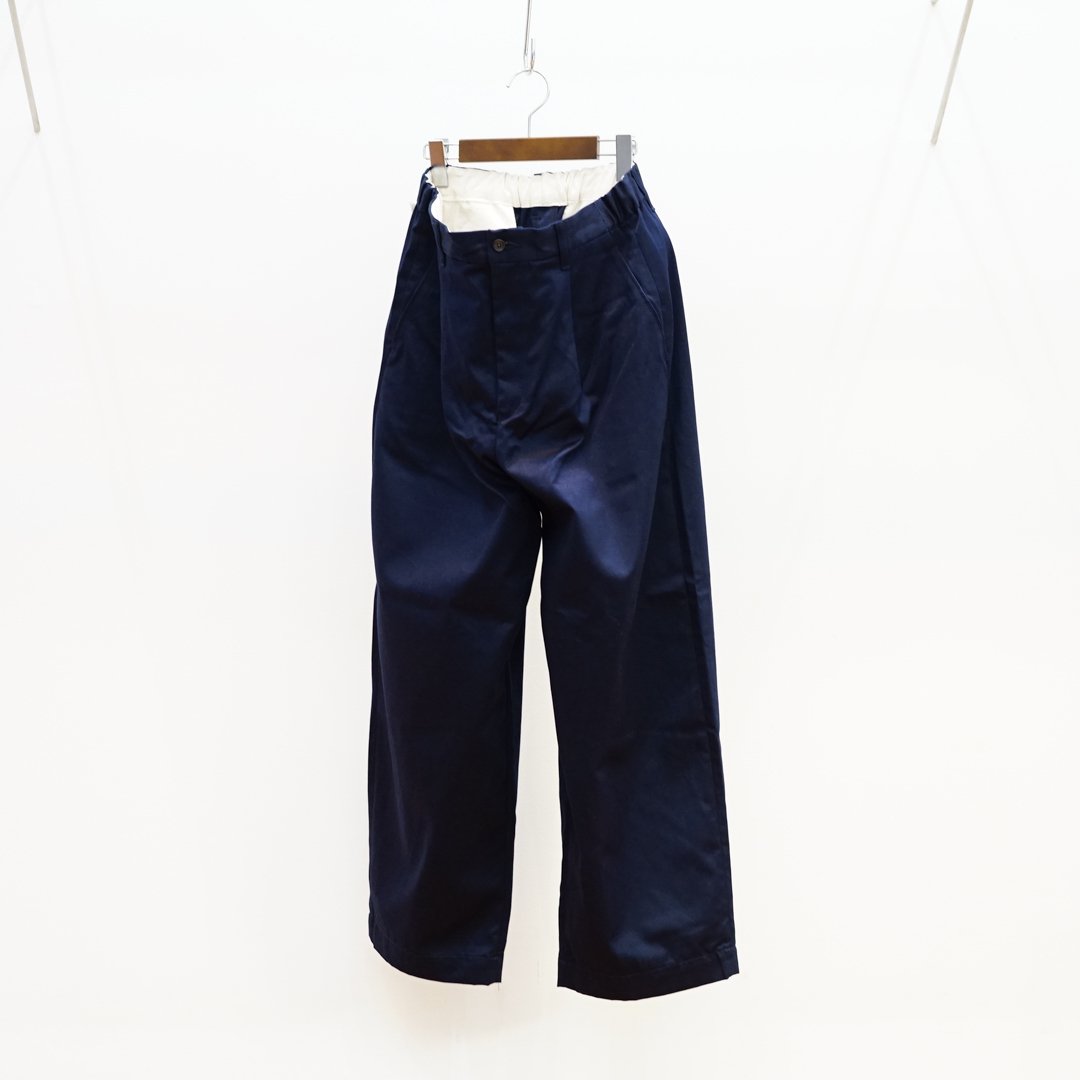 Graphpaper Westpoint Chino Wide Tapered Trousers(GM233-40070B)/Navy