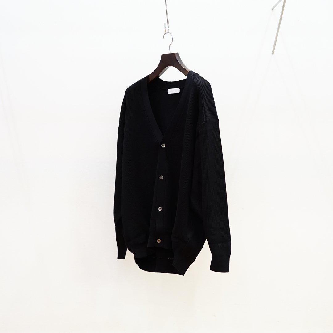 Graphpaper(եڡѡ)High Density Cardigan (GU243-80093B)/Black