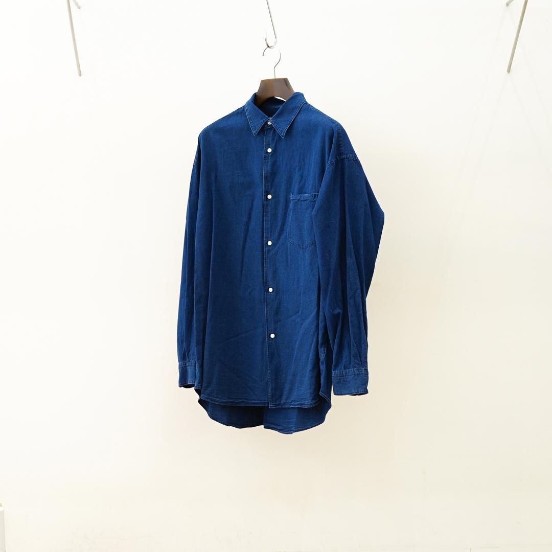 Graphpaper (グラフペーパー) SIDOGRAS Indigo Poplin L/S Oversized