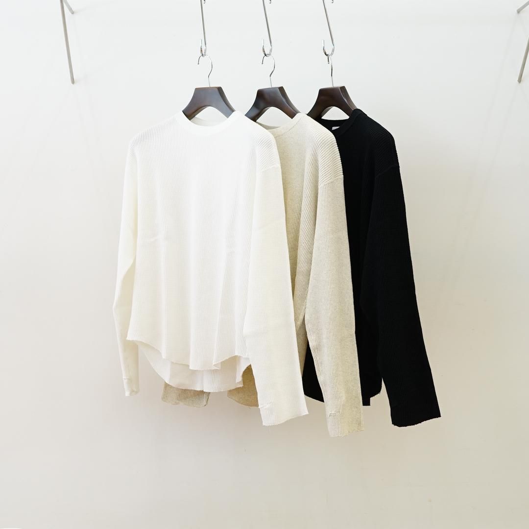 UNUSED (アンユーズド) Long Sleeve Waffle T-Shirt (US2523