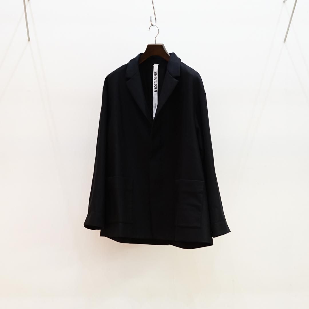 BESTIAIRE(٥ƥ) Smooth Blazer/Black