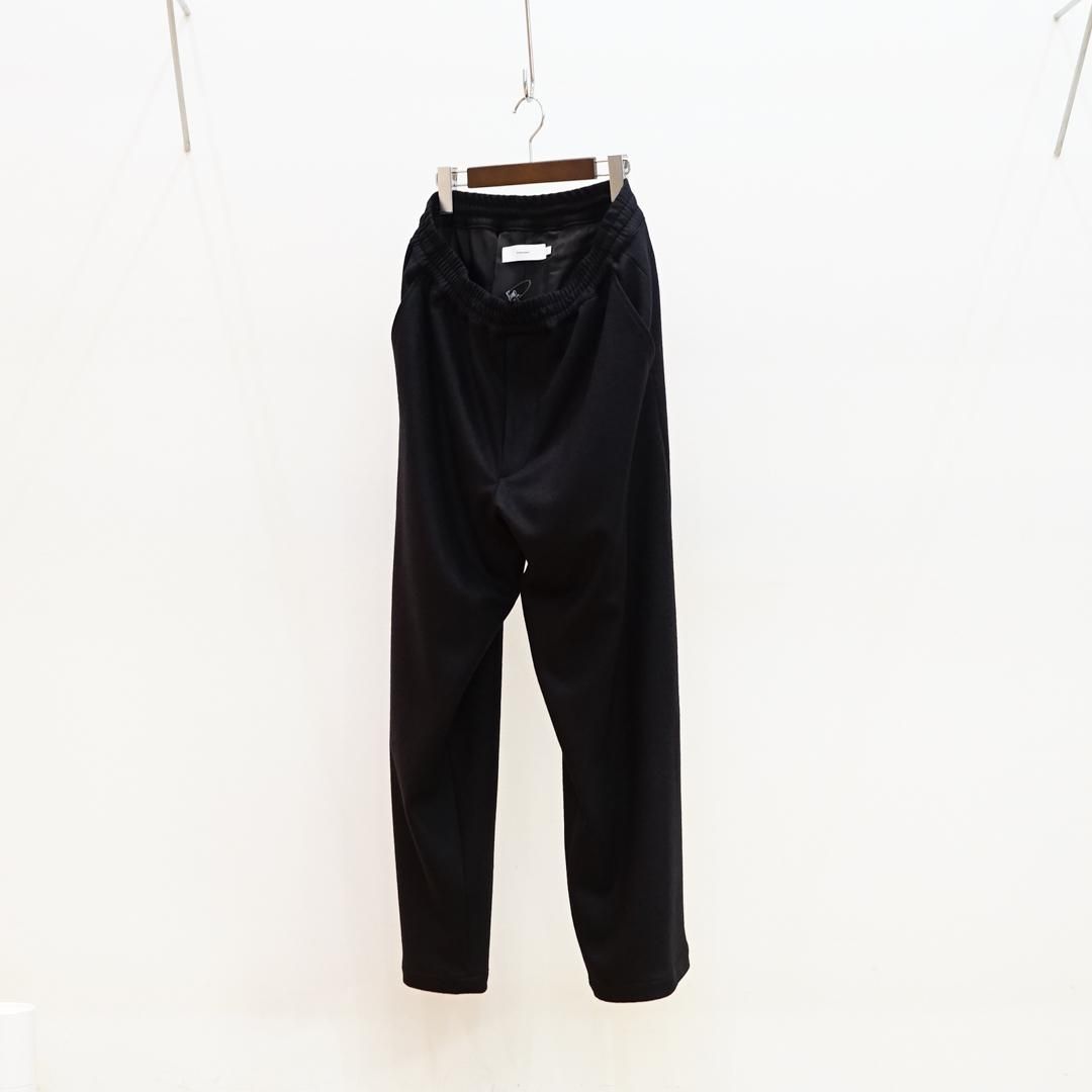 Graphpaper (եڡѡ) Wool Smooth Flannel Easy Wide Pants (GU253-40223B)/Black