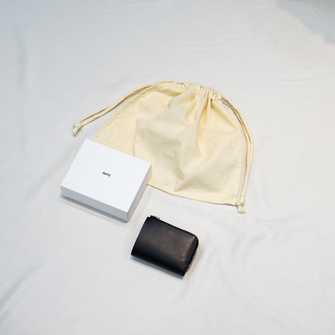 Aeta(アエタ) Folded Wallet (VT18)/Black